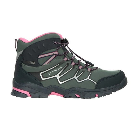 Mountain Warehouse Childrens/Kids Softshell Waterproof Walking Boots (Dark Khaki)