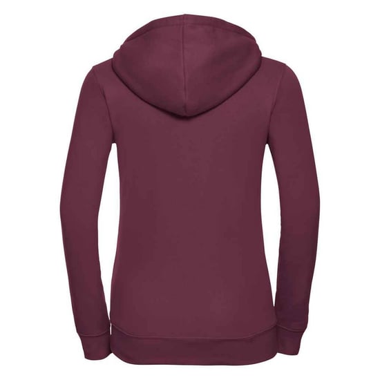Russell Womens/Ladies Authentic Full Zip Hoodie (Burgundy) - Image 2