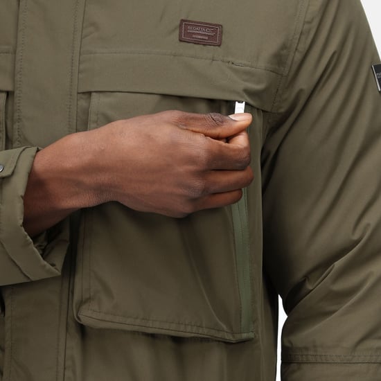 Regatta Mens Volter Waterproof Insulated Parka (Dark Khaki)