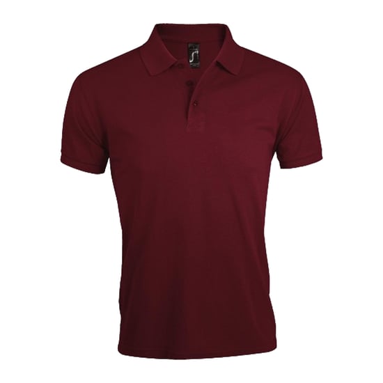 SOLS Mens Prime Polo Shirt (Burgundy) - Image 1