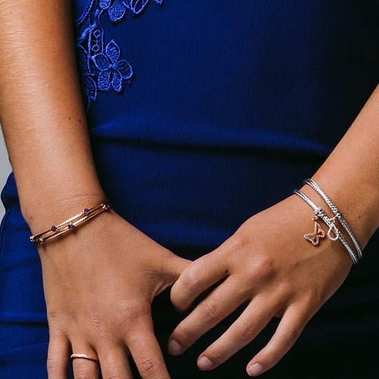 Orphelia Women's 925 Sterling Silver Bracelet - Silver/Rose ZA-7397