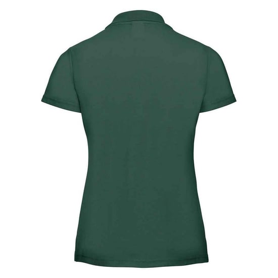 Russell Womens/Ladies Classic Plain Polycotton Polo Shirt (Bottle Green) - Image 2
