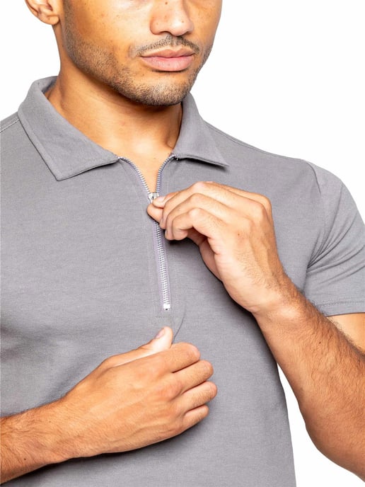 Enzo Polo con cremallera para hombre - Image 4