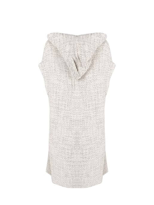 La Haine Inside Us Cardigan Asymmetric Woman's White