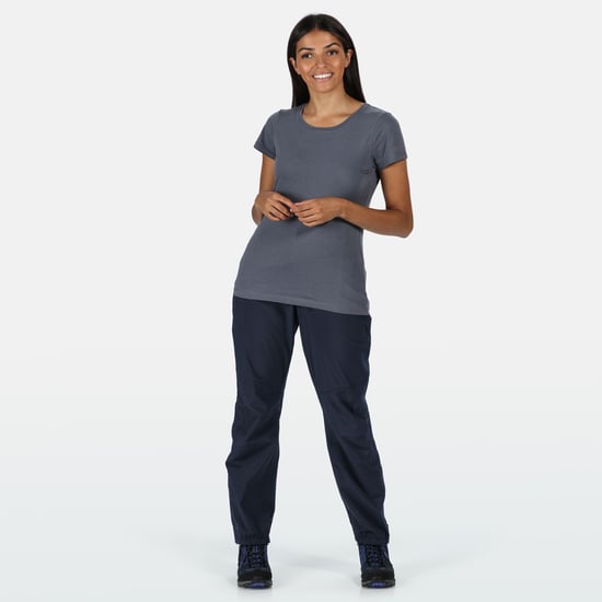Regatta Womens/Ladies Highton Walking Over Trousers (Navy) - Image 5