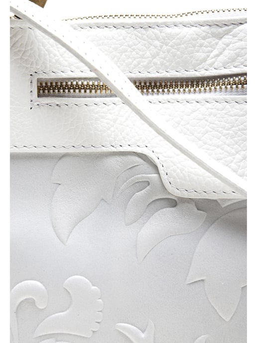 Renata Corsi SS22 RC 8087 White Leather Bag - Image 3