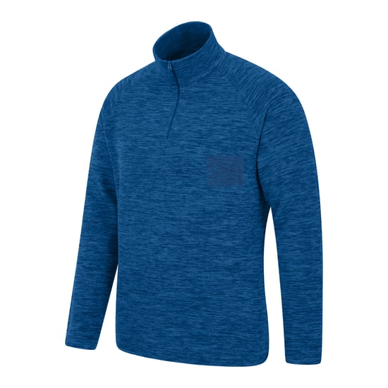 Mountain Warehouse Mens Snowdon II Fleece Top (Cobalt) - Image 2