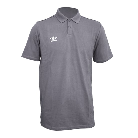 Umbro Mens Essential Polo Shirt (Carbon/White) - Image 1