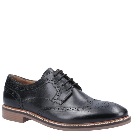 Hush Puppies Mens Bryson Leather Shoes (Black)