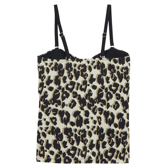 Regatta Womens/Ladies Aceana III Leopard Print Tankini Top (Natural) - Image 2