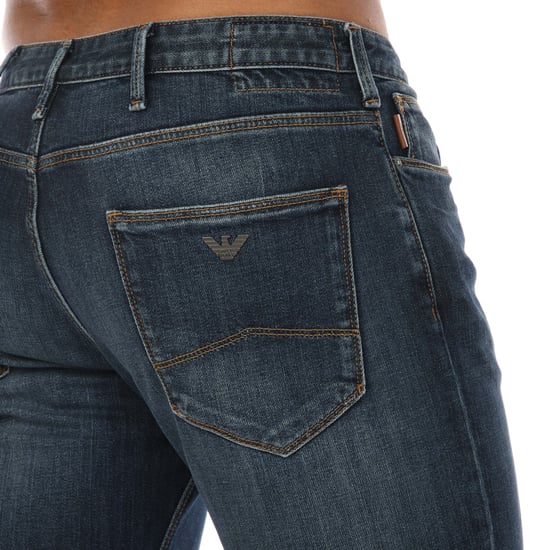 Jeans de Denim Armani J06 de Ajuste Slim para Hombre - Image 3