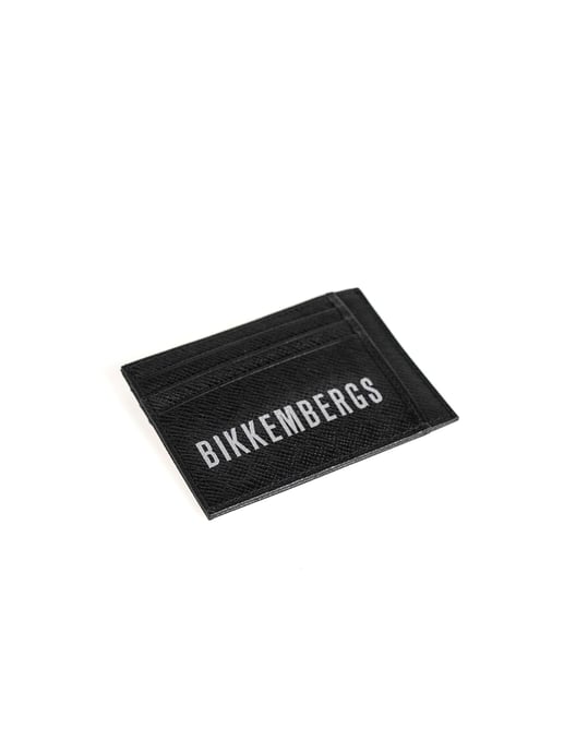 Bikkembergs Billetera Big Logo del hombre negro, Gris - Image 1