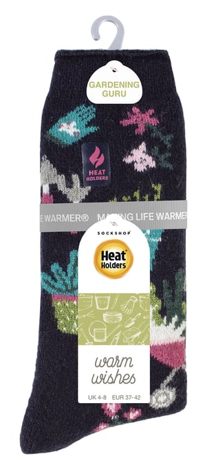 Calcetines para mujer Fun Hobby | Calentadores Lite | Calcetines térmicos con forro polar para invierno - Dedos Verdes - Image 2