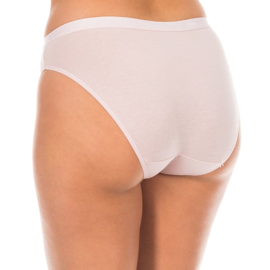 Pack-3 Les Pockets panties elastic fabric D4H00 woman