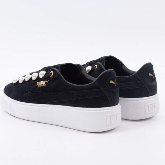 Puma Mujer Wildleder Plateau-Sandalen mit Glitzer - Image 5