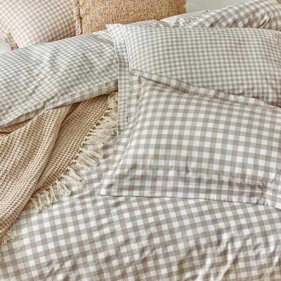 Barton Check 100% Cotton Duvet Cover Set