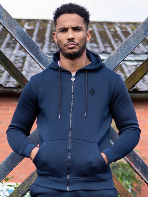 Sudadera con cremallera para hombre | Enzo Designer Menswear - Image 1
