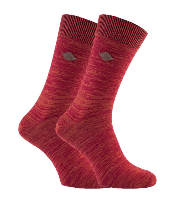 Farah - 2 pares de calcetines para hombre 1920 de algodón de lujo de colores brillantes - FNS008RDAP - Image 1