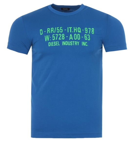 Camiseta gráfica con logo T-Diego S2 de Diesel - Azul - Image 1