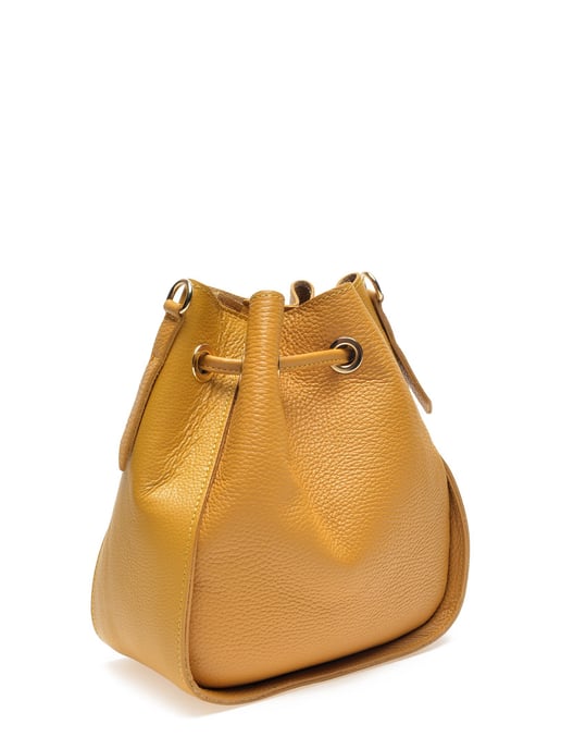 Carla Ferreri SS22 CF 1400 Mustard Leather Bag - Image 2