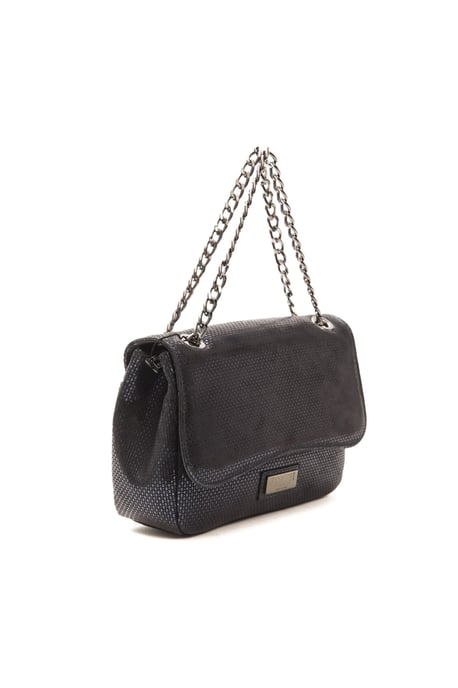 Bolso de hombro de cuero azul Pompei Donatella para mujer - Image 2