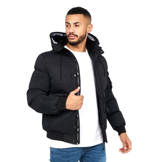 Crosshatch Mens Milwaka Jacket (Black) - Image 5