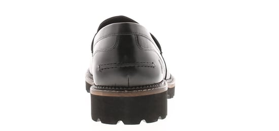 Hush Puppies Womens Shoes Loafers Flat Ginny Leather Slip On black - Image 4