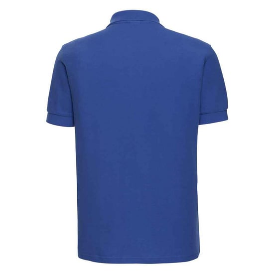 Russell Mens Ultimate Cotton Pique Polo Shirt (Bright Royal Blue) - Image 2