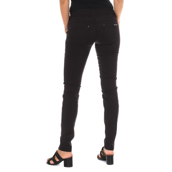 Long trousers with narrow cut hems 10DBF0115 woman