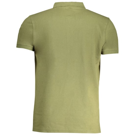 Camiseta Polo Verde con Logo Bold de Cavalli Class - Image 2