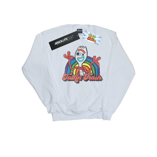 Disney Boys Toy Story 4 Forky Talkin´ Trash Sweatshirt (White)
