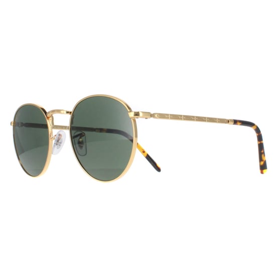 Ray-Ban Round Unisex Gold Green RB3637 New Round