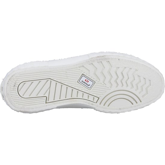 Superga 2631 Calfhair Details Leather Women's White Avorio/Leopard Spots Trainers - Image 3