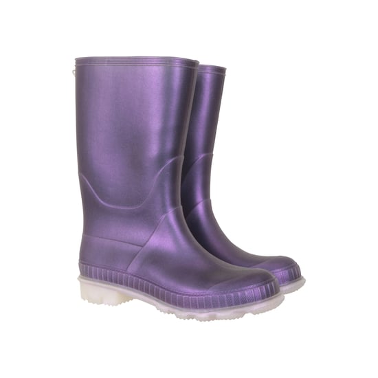 Mountain Warehouse Childrens/Kids Plain Wellington Boots (Purple) - Image 1