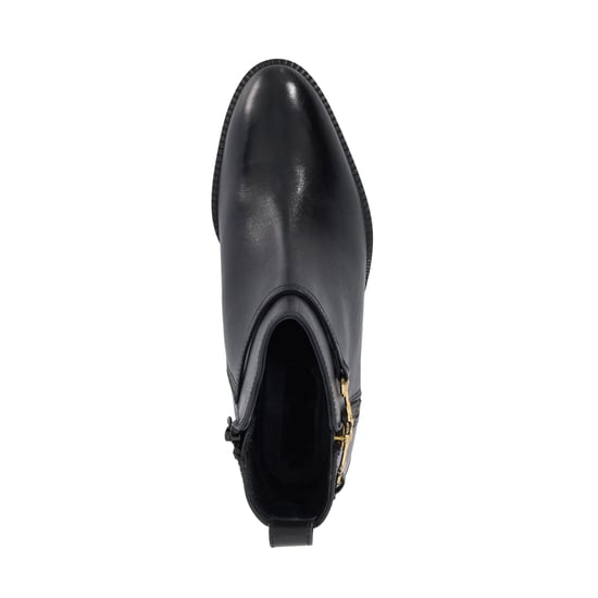 Dune Ladies Parklyn - Leather Buckle-Detail Ankle Boots
