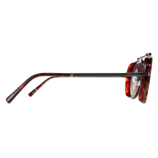 Chopard Aviator Mens Brown Honey Havana  Smoke Gradient Polarised SCHF24