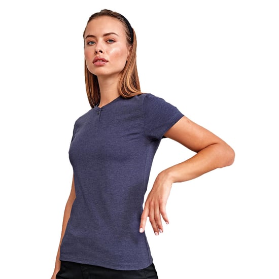 Premier Womens/Ladies Comis Sustainable T-Shirt (Navy Marl) - Image 4