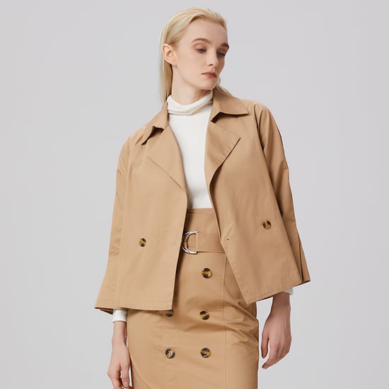 Double breasted coton trench-jacket - Image 2