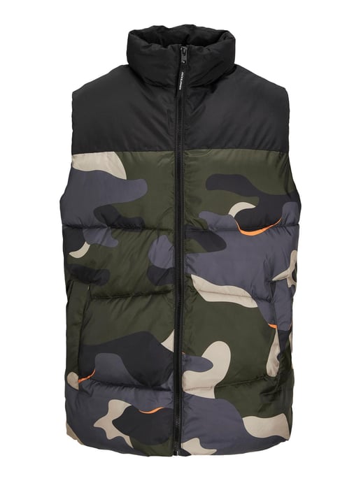 Jack & Jones Men's Zip Up Quilted Gilet