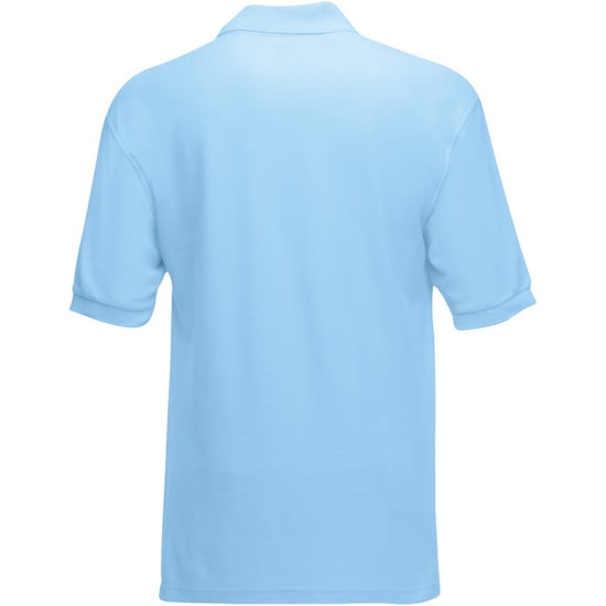Fruit of the Loom Childrens/Kids Pique Short-Sleeved Polo Shirt (Sky Blue) - Image 2