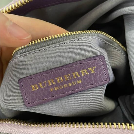 Burberry The Petal in Flowers Pouch in Purple Rubber - Image 6