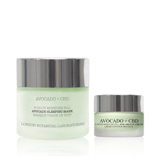 Mascarilla para dormir de aguacate + crema de ojos de aguacate - Image 1