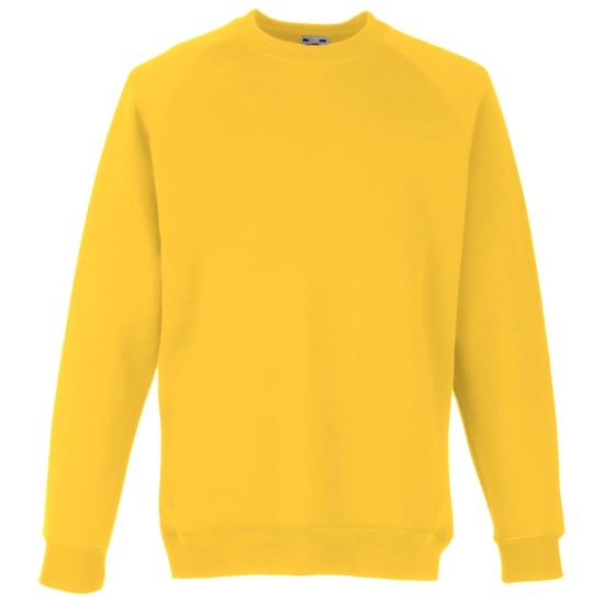 Fruit Of The Loom Childrens Unisex Raglan Sleeve Sweatshirt (Sunflower) - Image 1