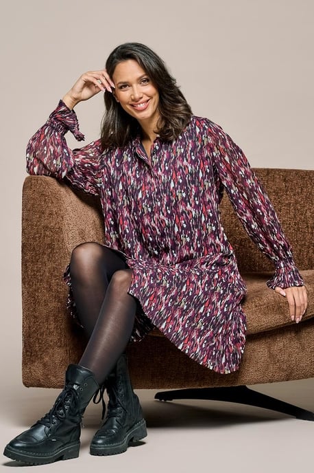 Kenny Print Tuniek Taupe / Multi - Image 1