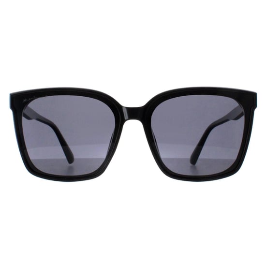 Montana Square Unisex Shiny Black Smoke Polarized MP67