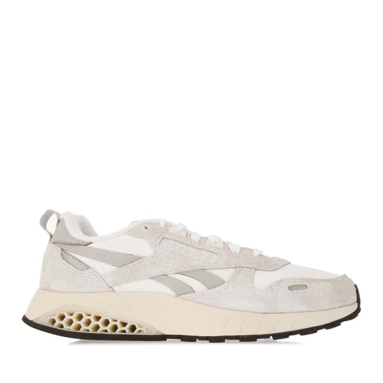Men's Reebok Classics Classic Leather Hexalite Trainers in White Grey