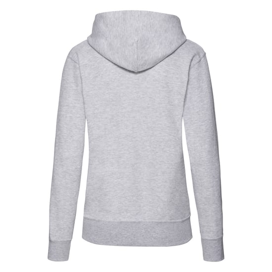 Fruit of the Loom Womens/Ladies Classic Hooded Lady Fit Sweatshirt (Heather Grey) - Image 2