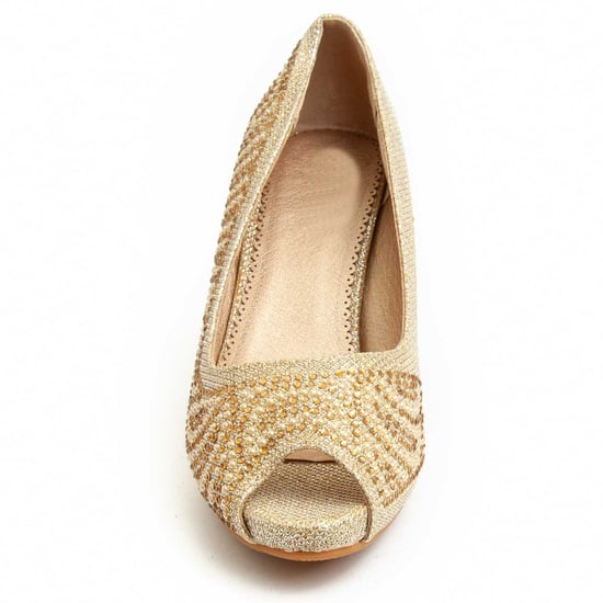 Zapato de tacón Montevita Unne74 en dorado - Image 4