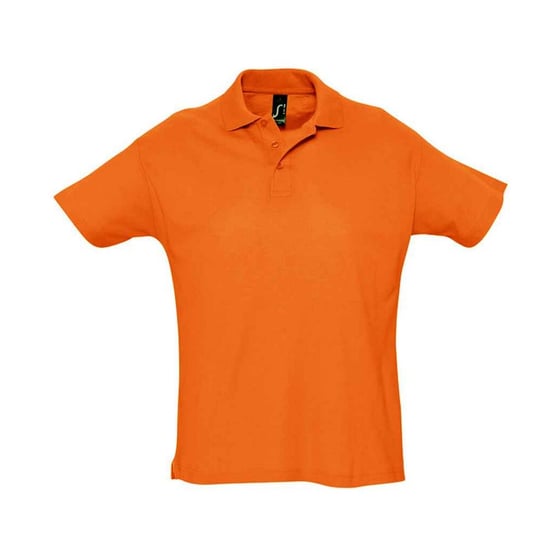SOLS Mens Summer II Polo Shirt (Orange) - Image 1