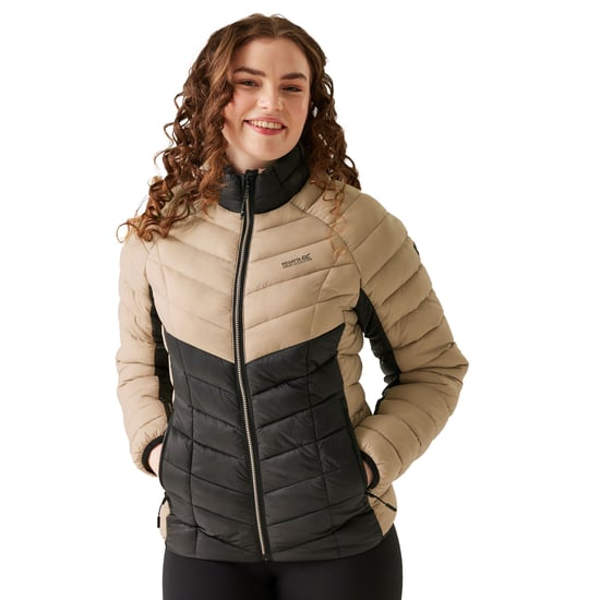 Regatta Womens/Ladies Dalent Quilted Jacket (Warm Taupe/Black)